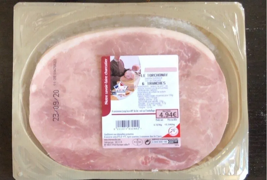 Jambon superieur cuit au torchon