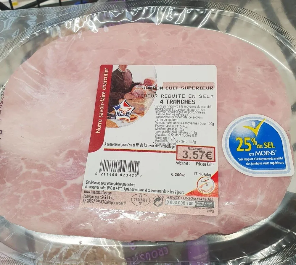 Jambon cuit Supérieur