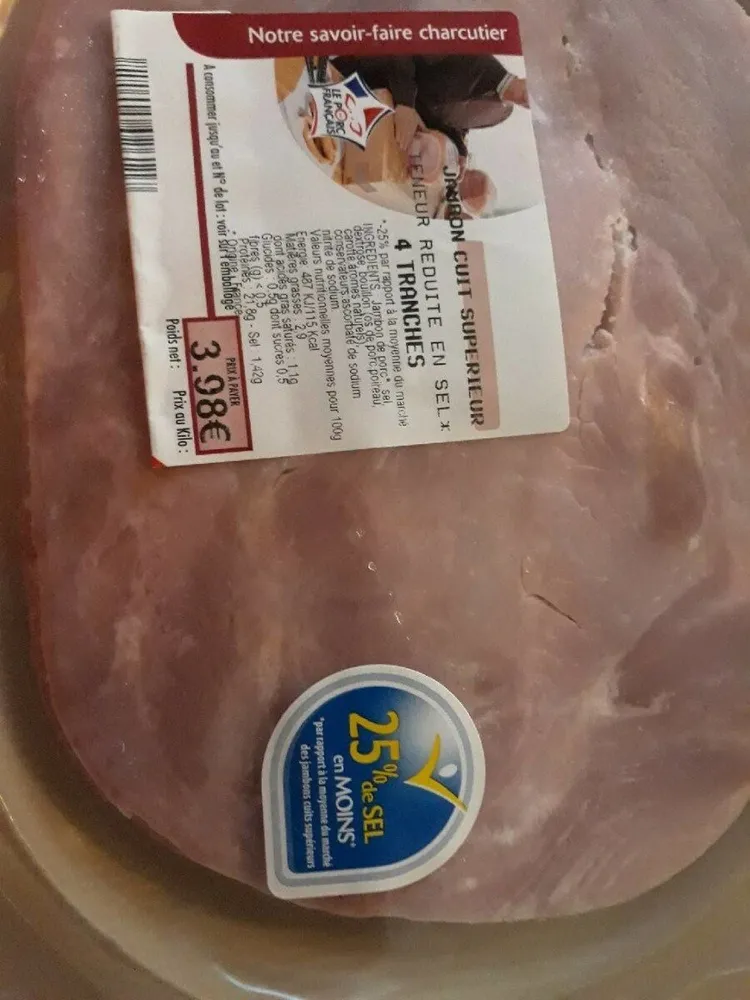 Jambon cuit Supérieur