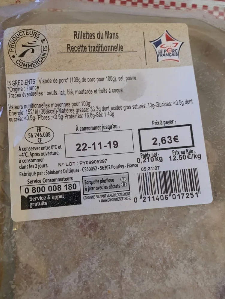 Rillettes du Mans