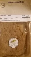 Rillettes de poulet rôti
