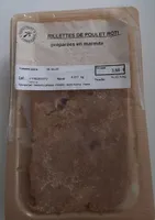 Rillettes de poulet rôti