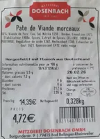 Pate De Viande Morceaux