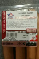 4 saucisses de francfort