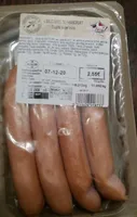4 saucisses de Francfort