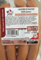 4 saucisses de Francfort qualite superieure