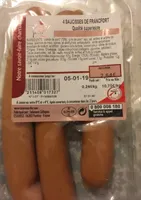 4 saucisses de francfort