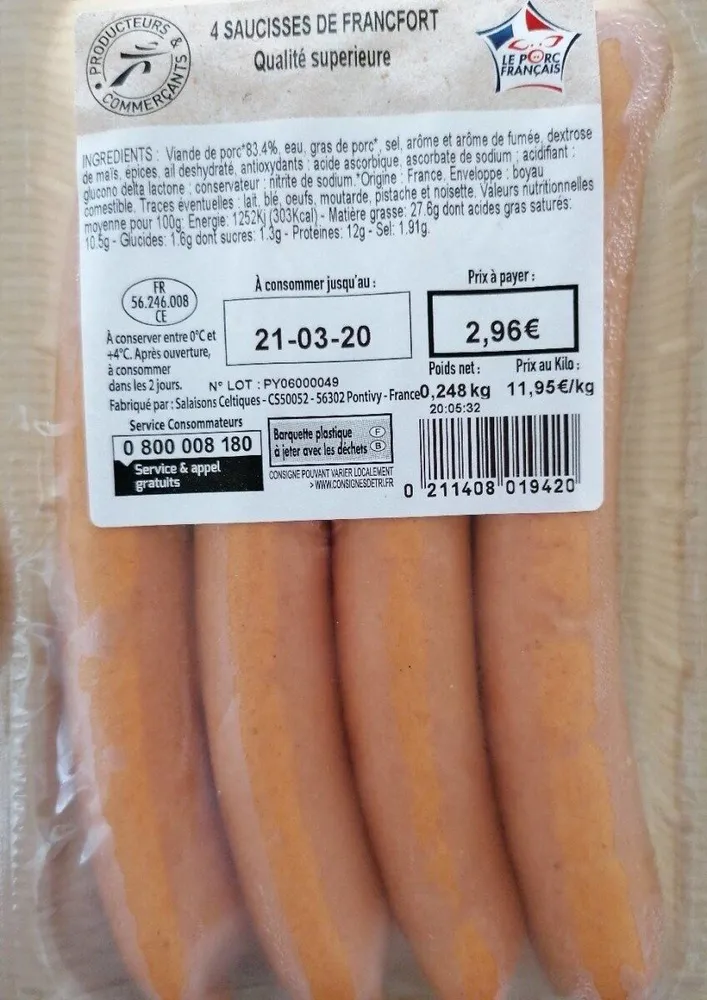 Saucisses de Francfort