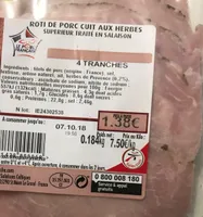 Roti de Porc aux herbes