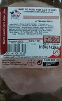 Rôti de porc cuit aux herbes