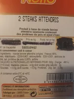 De steak attendri viande bovine