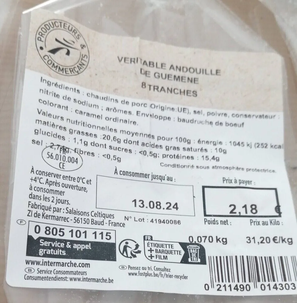 Véritable andouille de Guémené