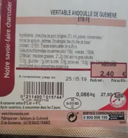 Véritable andouillette de Guemene