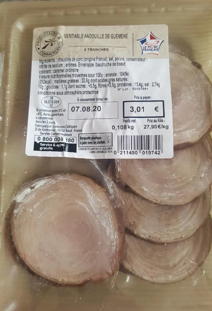 Véritable andouille de Guéméné