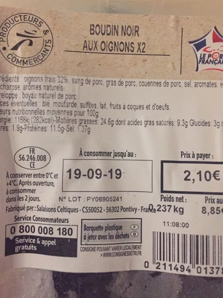 Boudin noir
