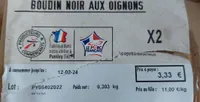 Boudin noir aux oignons