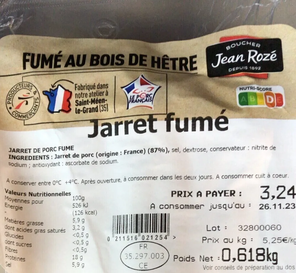 Jarret fumé