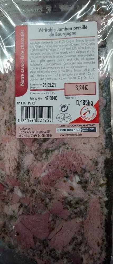 Véritable Jambon persillé de Bourgogne