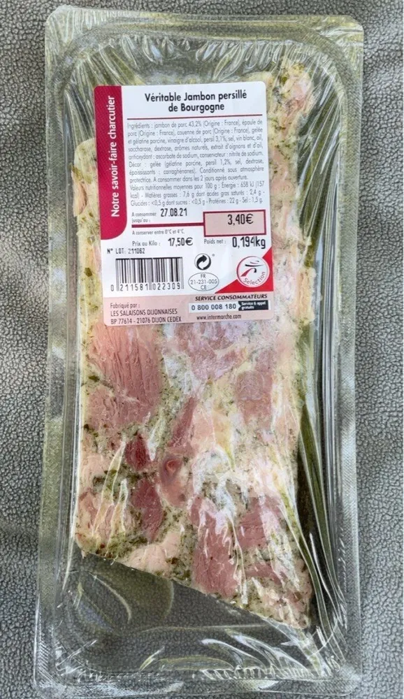 Veritable jambon persillé de Bourgogne
