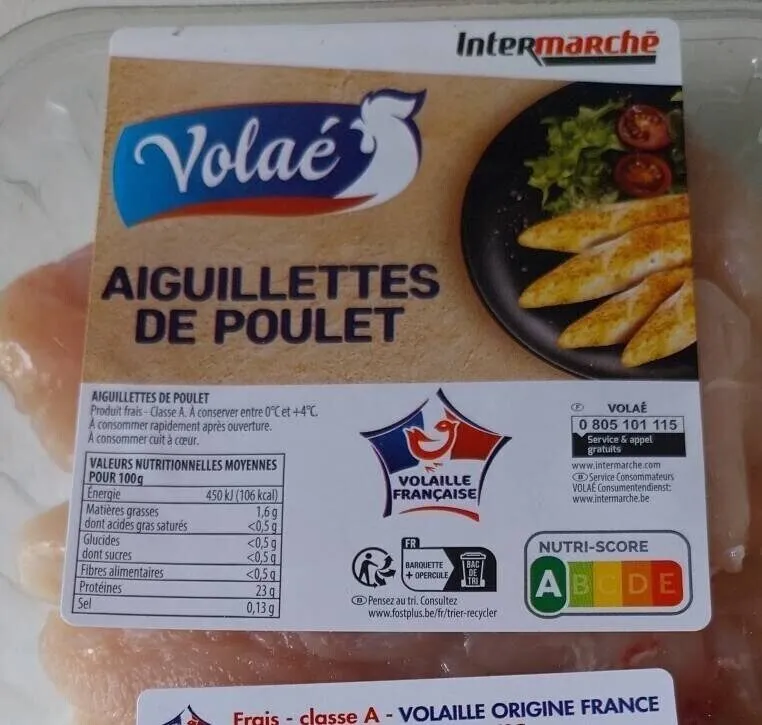 Aiguillettes de poulet
