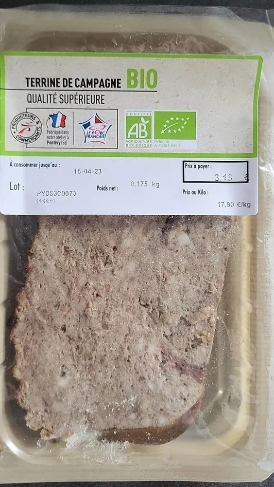 Terrine de campagne bio