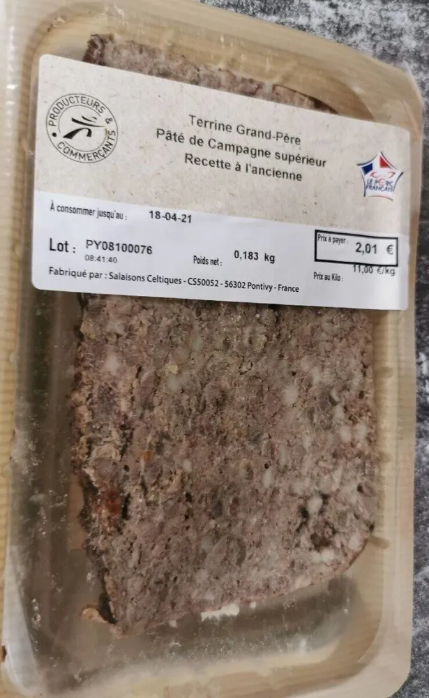 Terrine de campagne bio