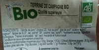Terrine de campagne bio