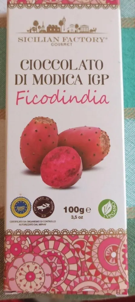 Cioccolato di Modica IGP Ficodindia