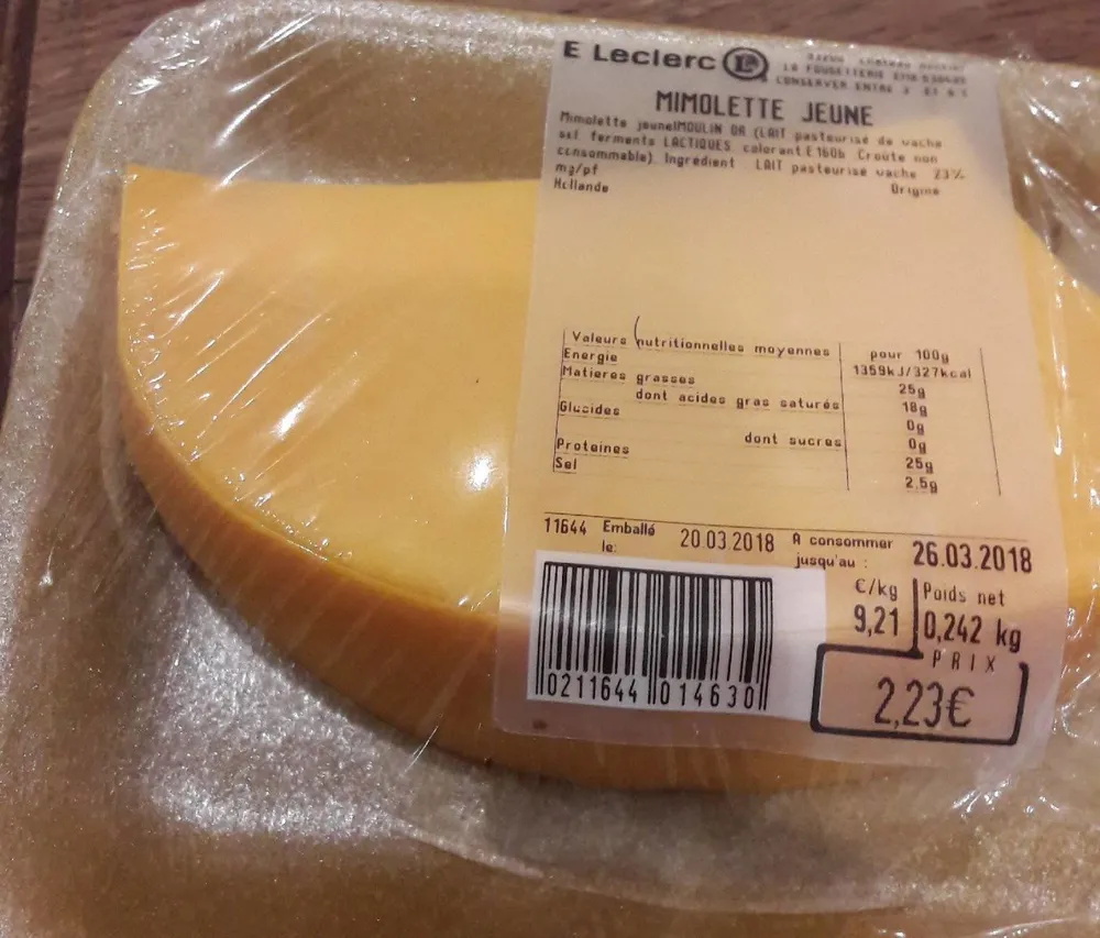 Mimolette jeune