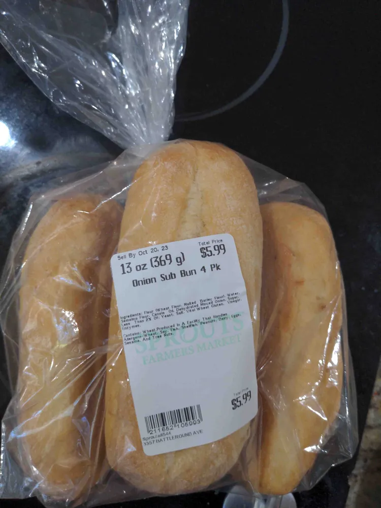 Onion Sub Bun
