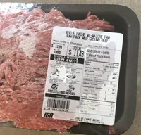 Bœuf hache mi maigre fam
