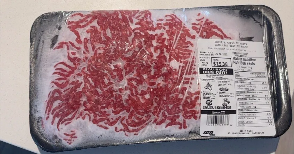 Boeuf haché extra maigre