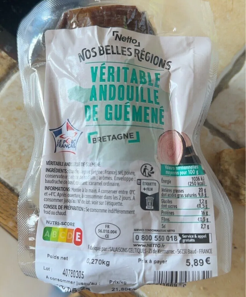 Véritable andouille de guémené