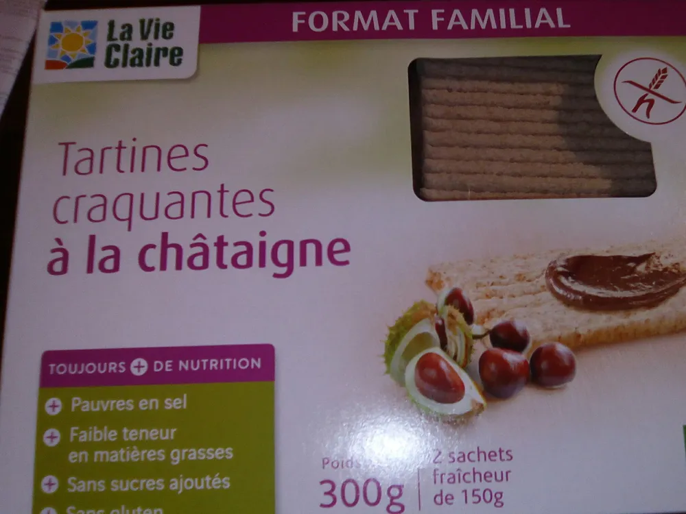 tartines crasuantes à la châtaigne