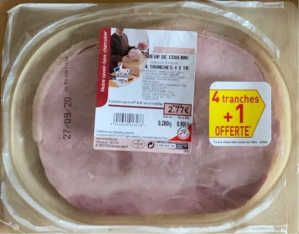 Jambon coeur de coeunne