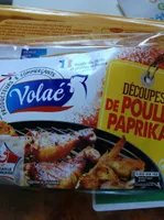 Découpes de poulet paprika