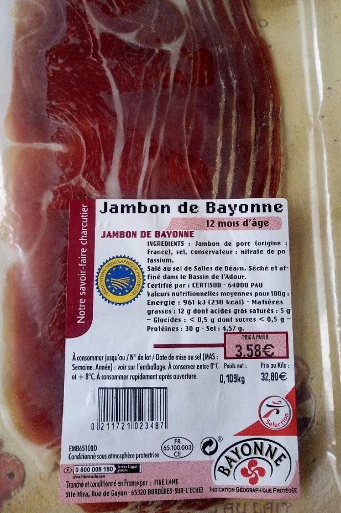 Jambon de Bayonne
