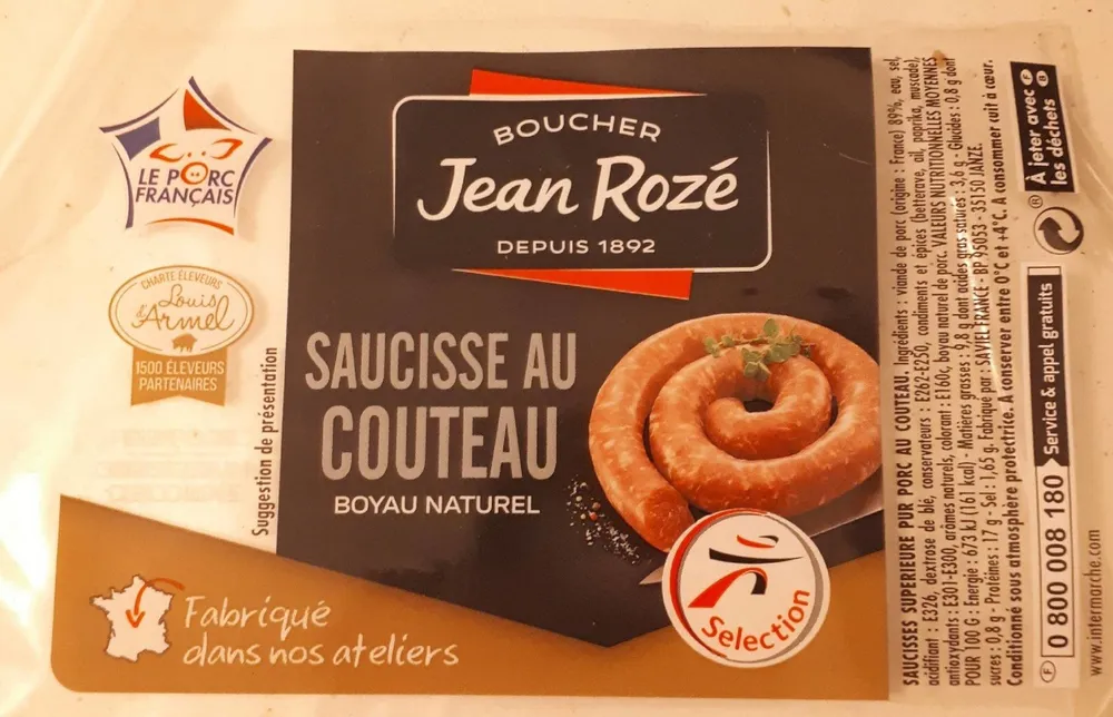 Saucisse au couteau