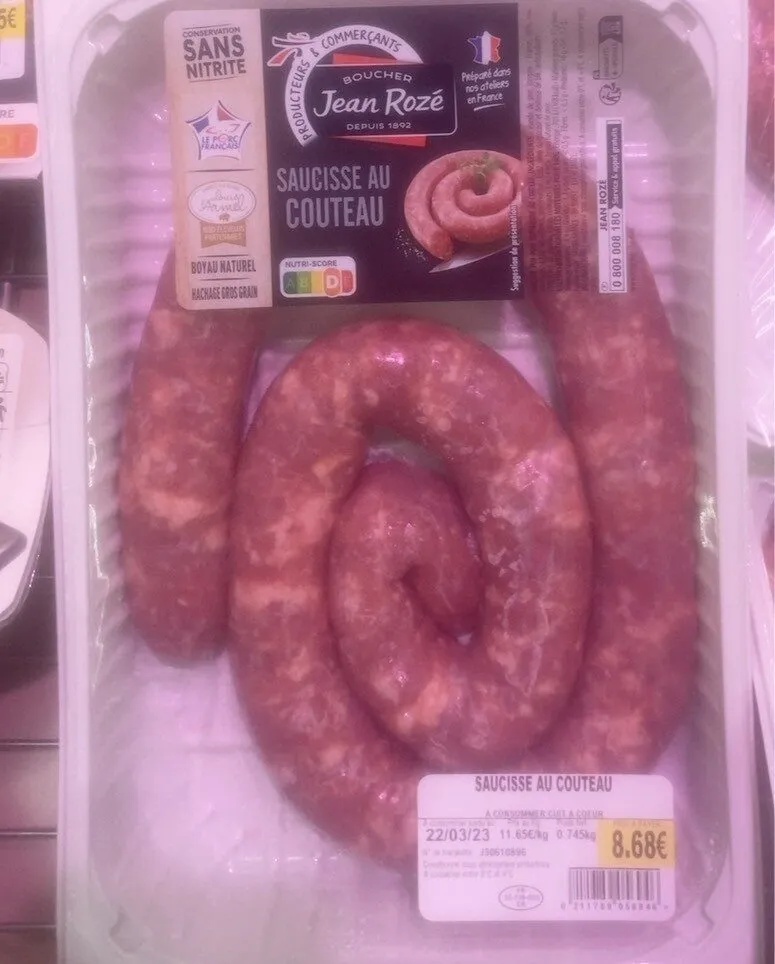 Saucisse au couteau