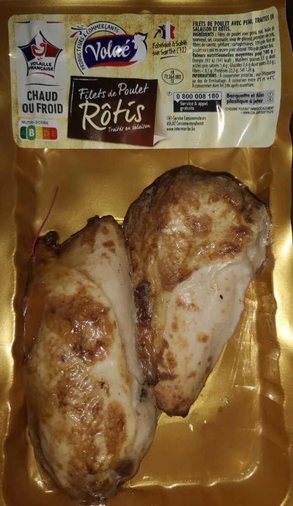 Filet de poulet rôtis