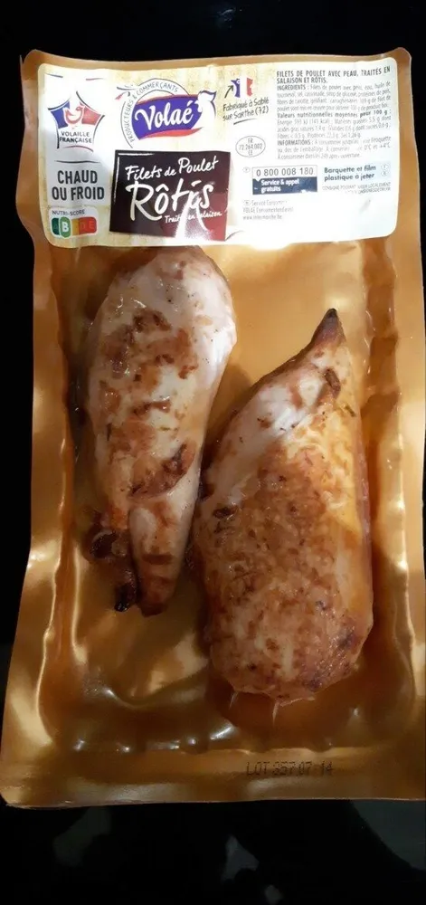 Filet de poulet rotis