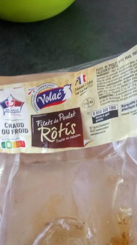 Filets de poulet rôtis