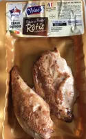 Filets de poulet rotis