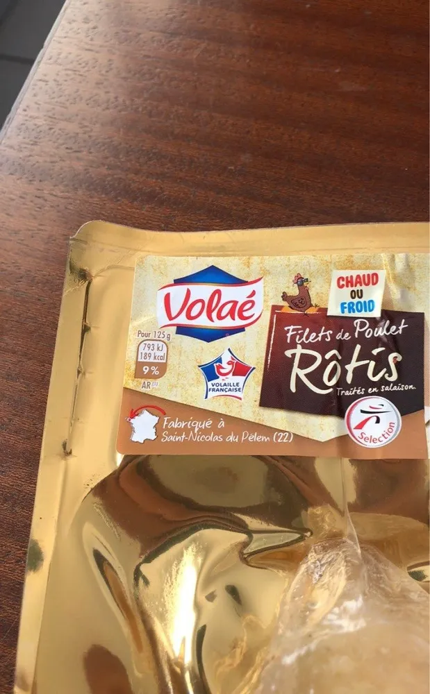 Filets de poulet rotis