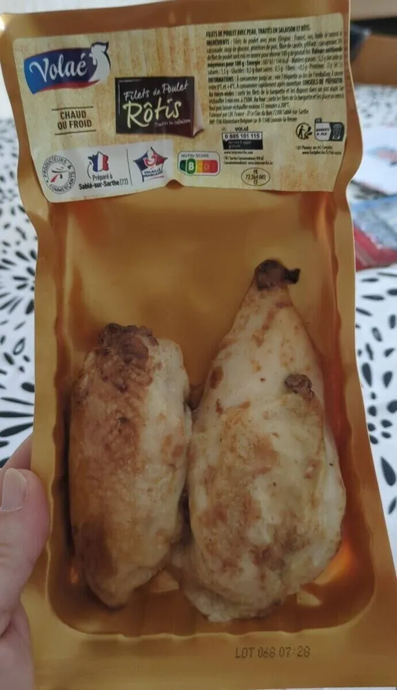 Filets de poulet rôtis