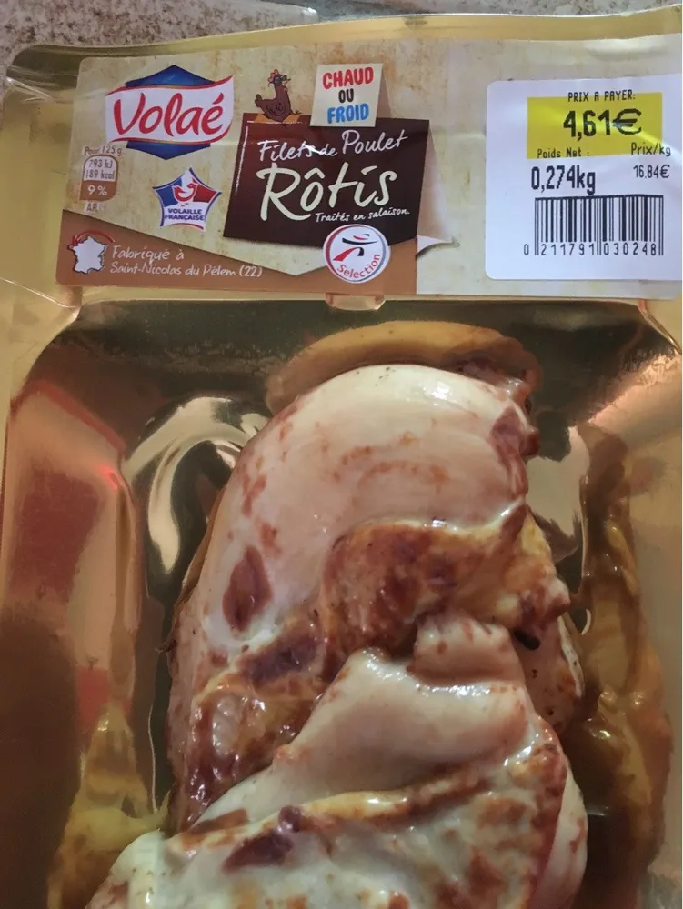 Filets de poulet