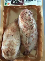 Filets de poulet rotis