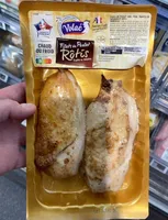 Filets de poulet rotis