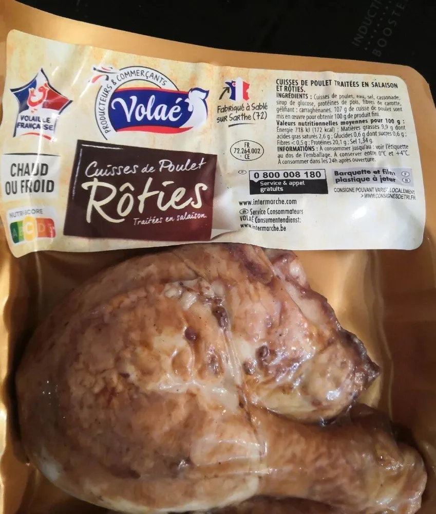 Cuisses de poulet rôties