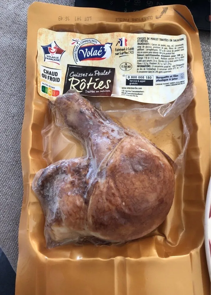 cuisses de poulet rôties